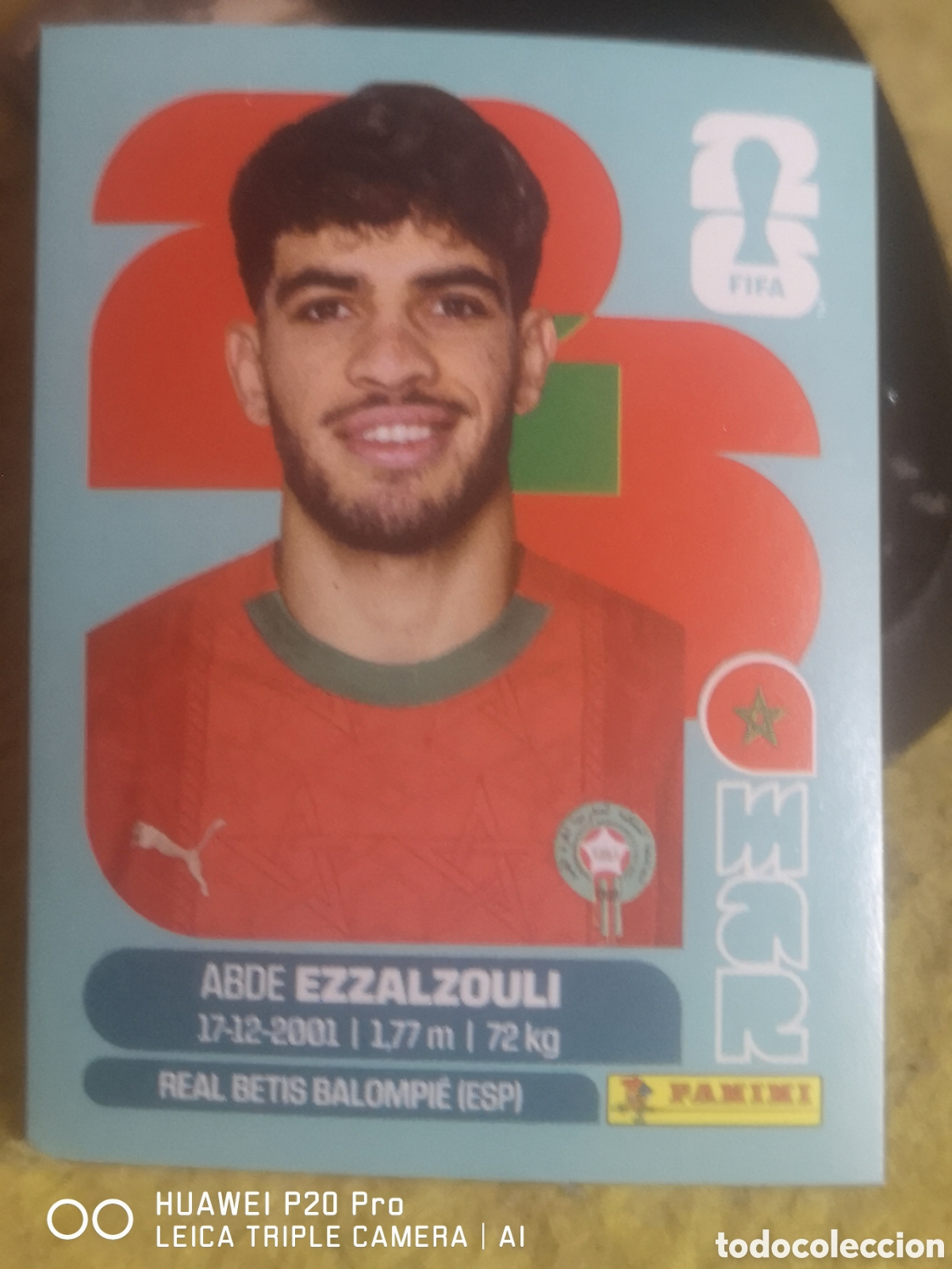 Cromos de Futebol: FIFA WORLD CUP MUNDIAL 2026 ABDE EZZALZOULI - MAR 17