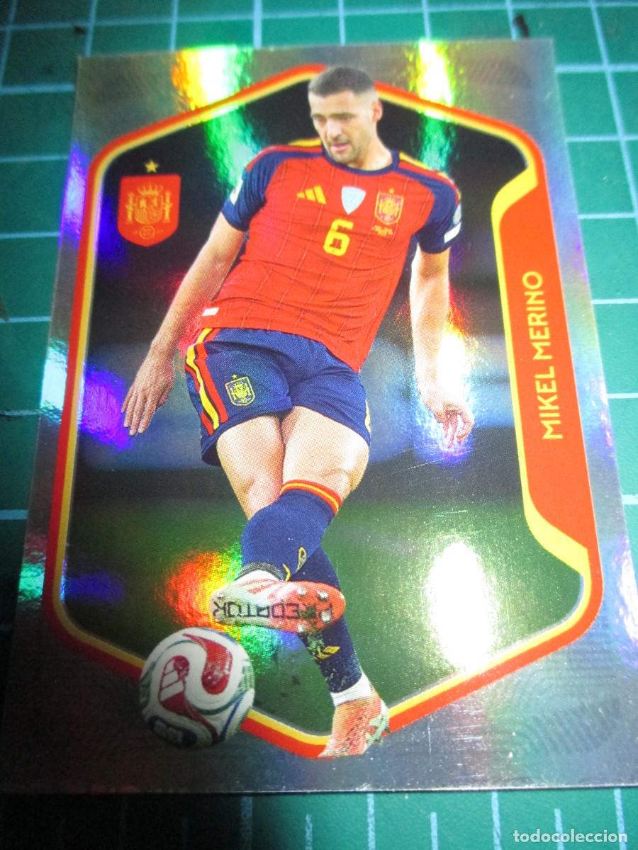 Cromos de f&uacute;tbol: 749- Colecci&oacute;n Espa&ntilde;a 2026 - n&ordm;42 Mikel Merino , PANINI-CARREFOUR