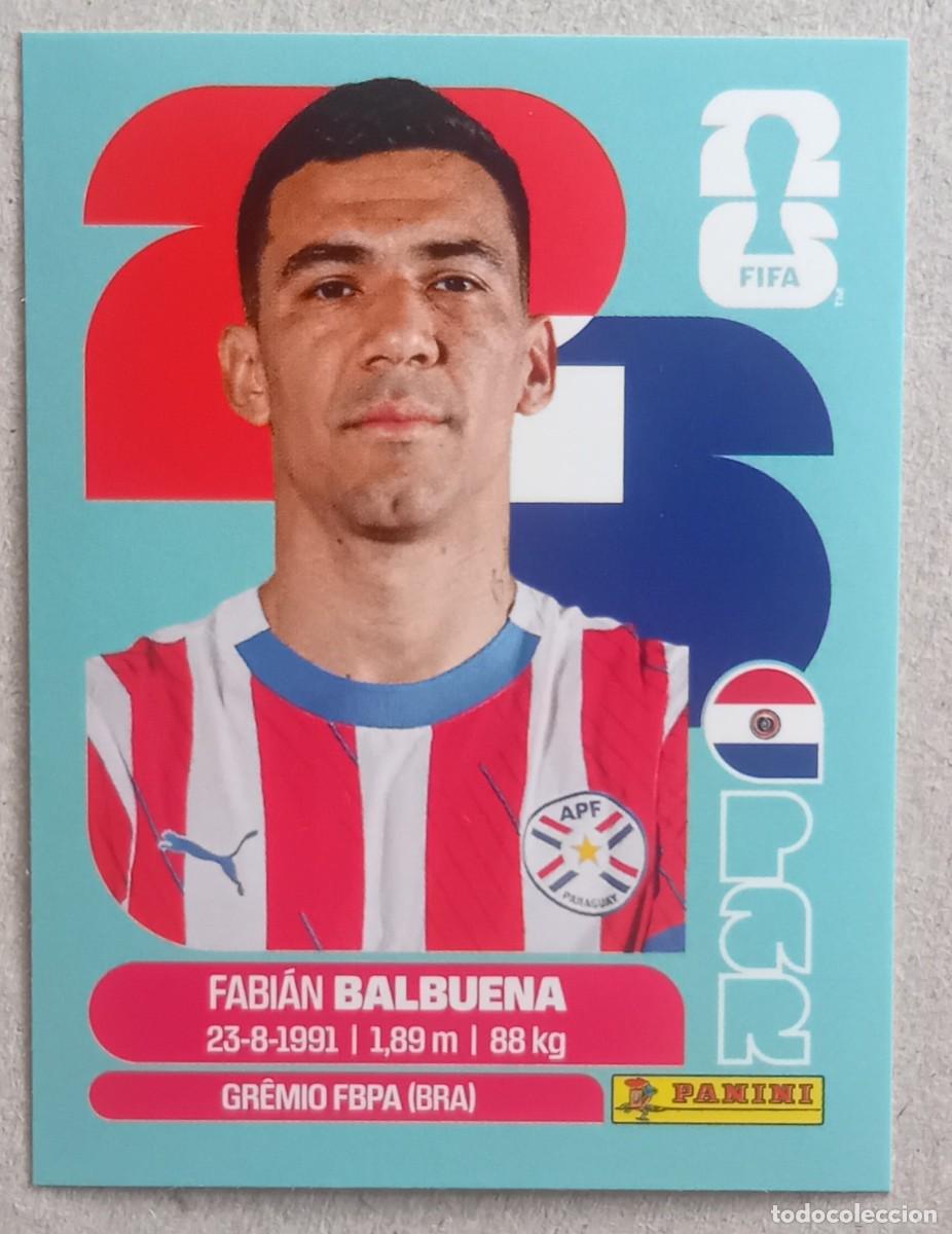 Cromos de f&uacute;tbol: Figurina Panini 2026 Cromo World Cup Usa Mundial 2026 Fabian Balbuena Paraguay n PAR 5