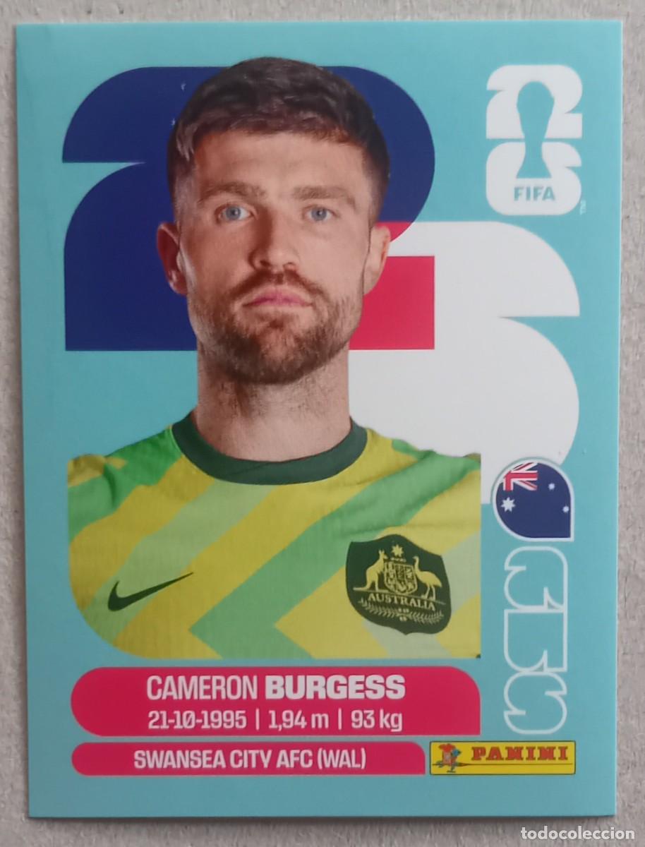 Cromos de Futebol: Figurina Panini 2026 Cromo World Cup Usa Mundial 2026 Cameron Burgess Australia n AUS 8