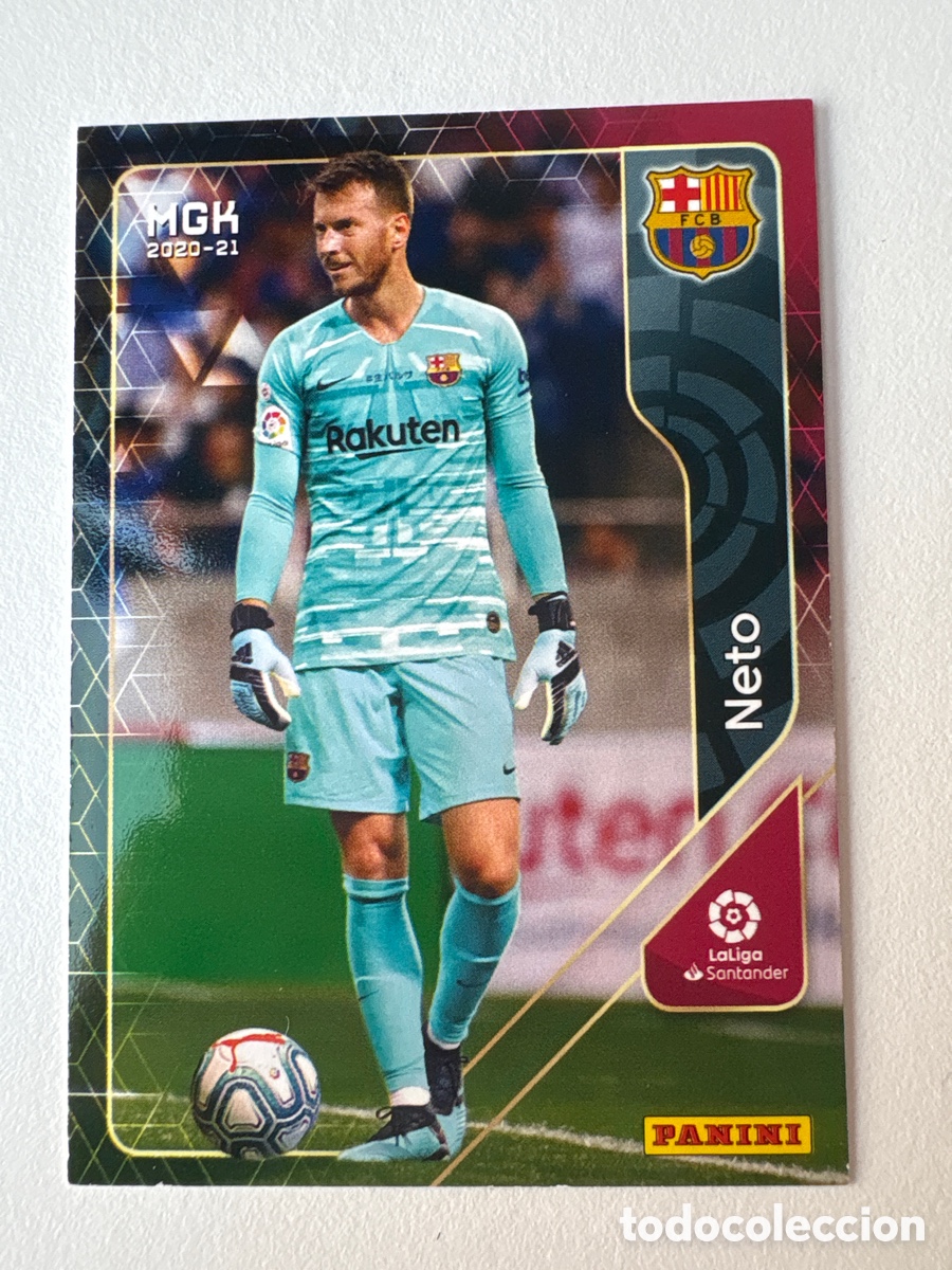 Cromos de Futebol: Carta Neto 57 Bar&ccedil;a Megacracks 2020-21