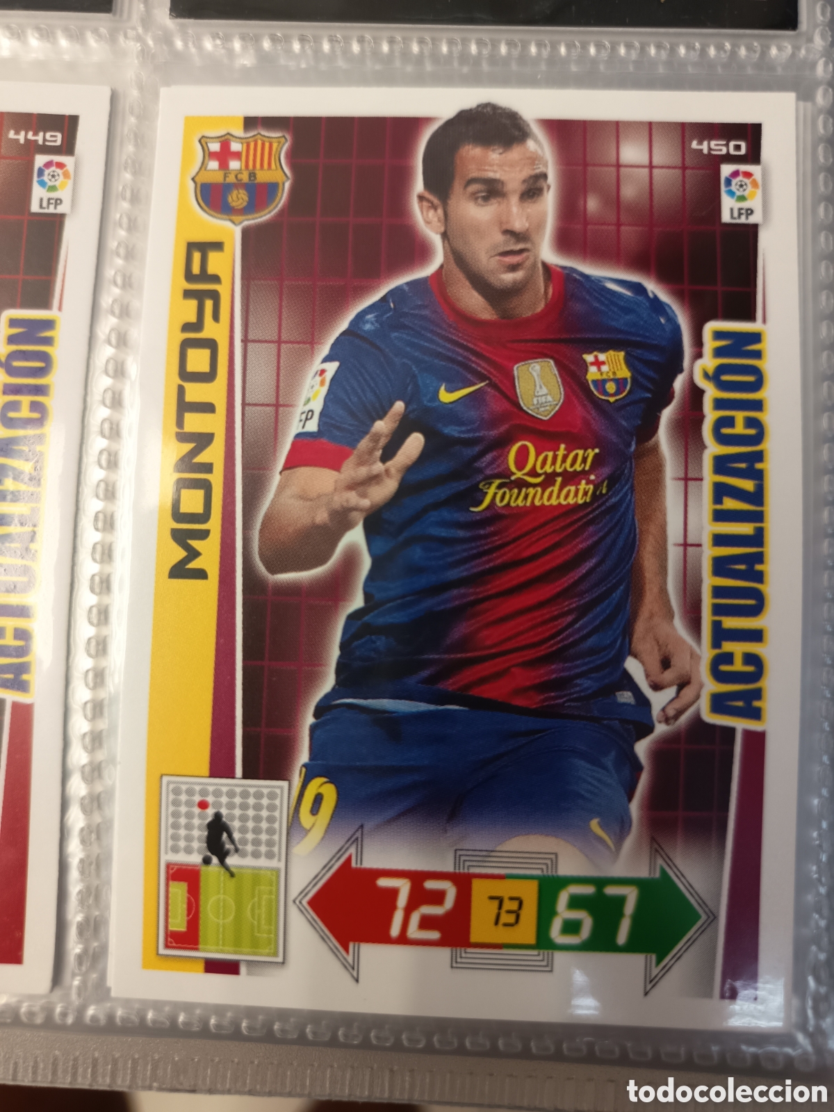 Cromos de f&uacute;tbol: ACTUALIZACION 450 MONTOYA ADRENALYN XL LIGA 2012 2013 12-13