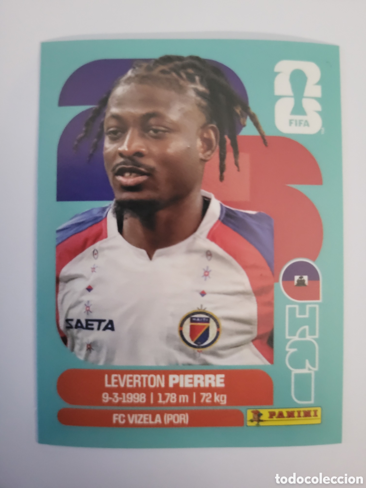 Cromos de f&uacute;tbol: HAI 10 Leverton Pierre [Sticker] / FIFA World Cup 2026