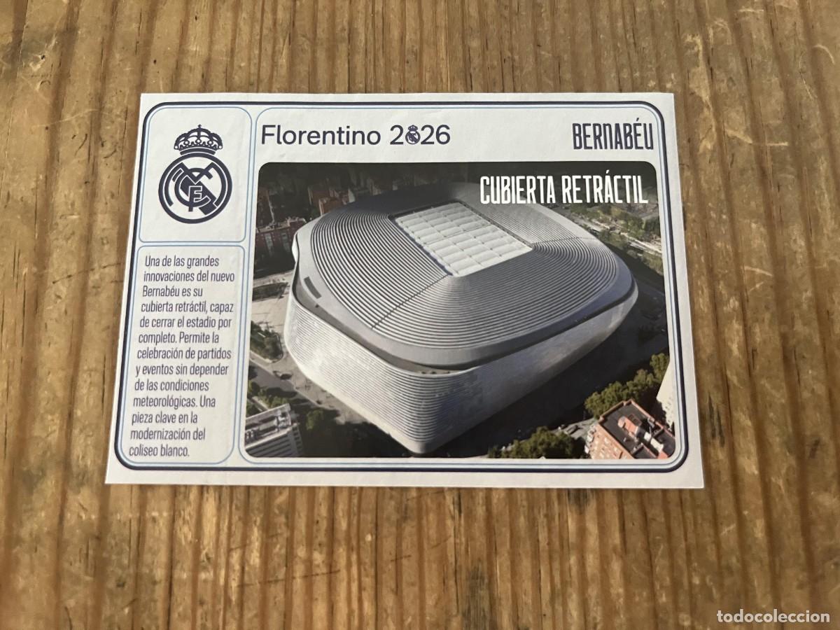 Cromos de Futebol: R31954 CROMO SIN PEGAR NUNCA PEGADO REAL MADRID FLORENTINO 2026 CUBIERTA ESTADIO SANTIAGO BERNABEU
