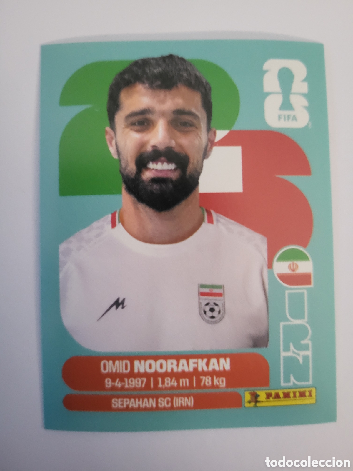 Cromos de Futebol: IRN 14 Omid Noorafkan [Sticker] / FIFA World Cup 2026