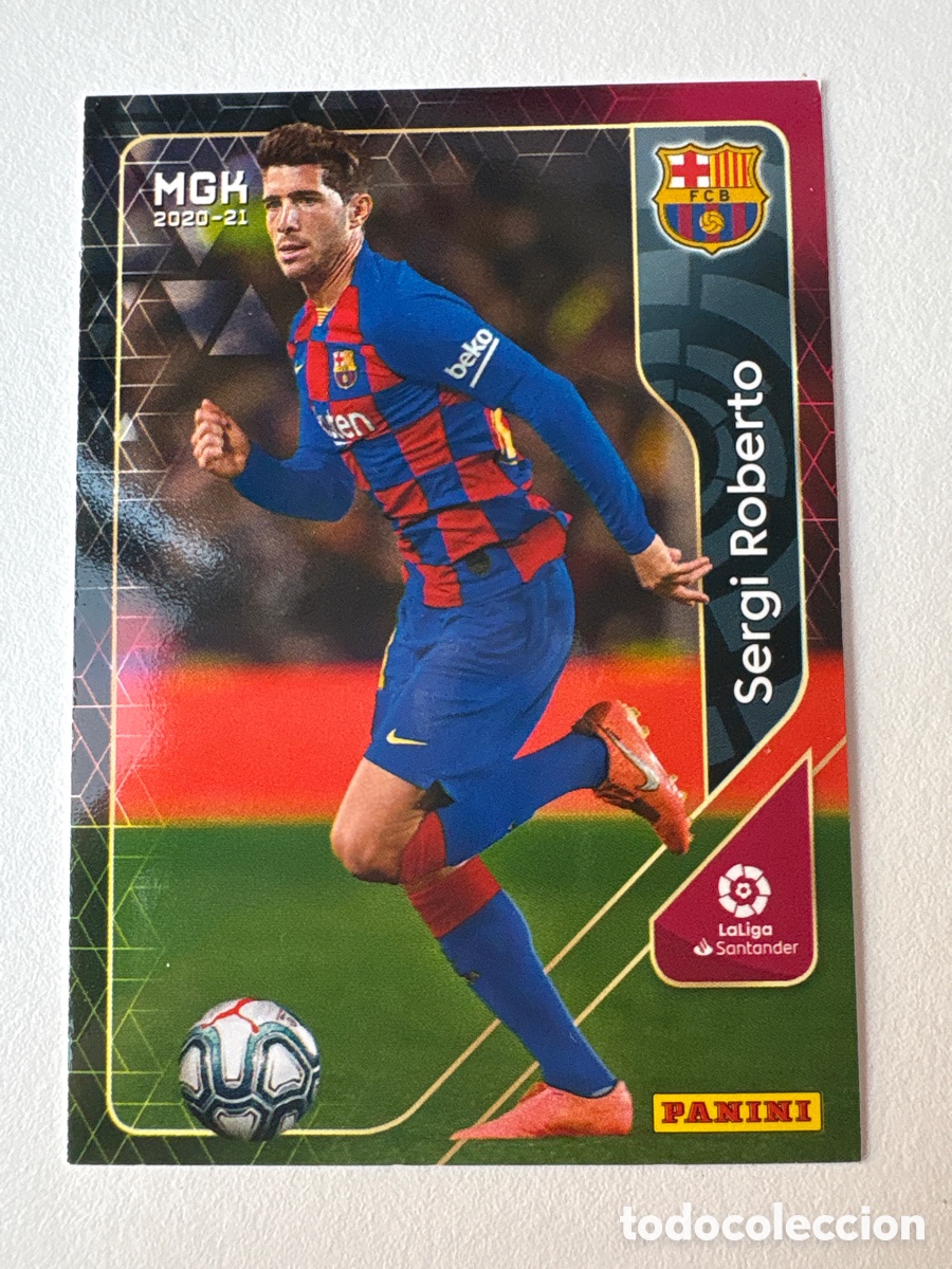 Cromos de Futebol: Carta Sergi Roberto 58 Bar&ccedil;a Megacracks 2020-21