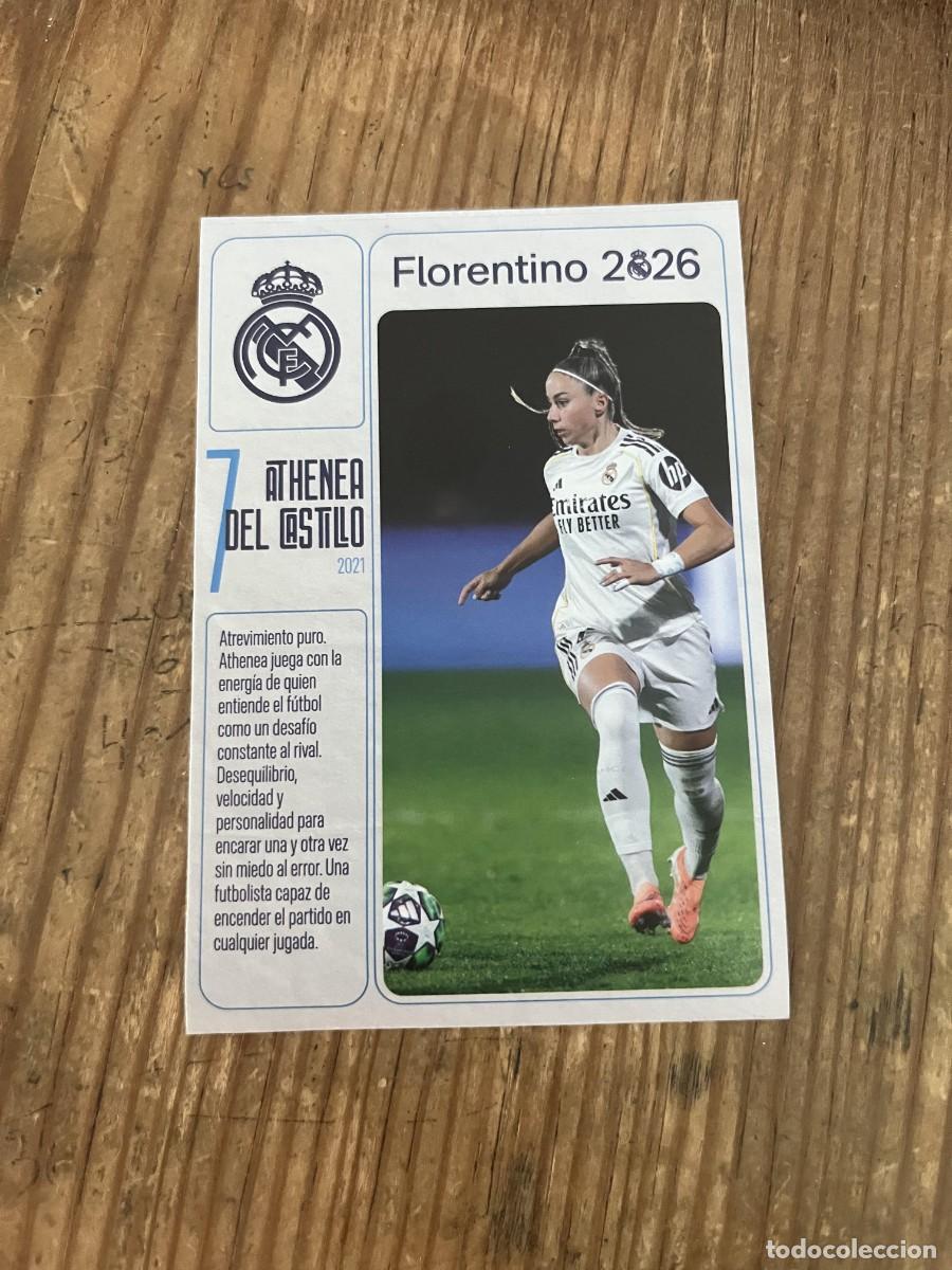 Cromos de Futebol: R31956 CROMO SIN PEGAR NUNCA PEGADO REAL MADRID FLORENTINO 2026 FEMENINO ATHENEA DEL CASTILLO