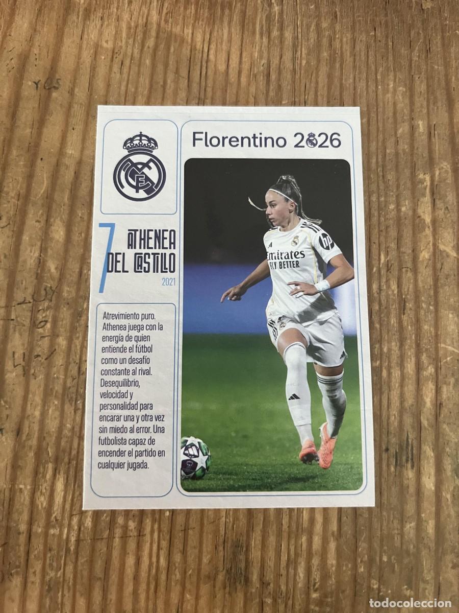Cromos de Futebol: R31957 CROMO SIN PEGAR NUNCA PEGADO REAL MADRID FLORENTINO 2026 FEMENINO ATHENEA DEL CASTILLO
