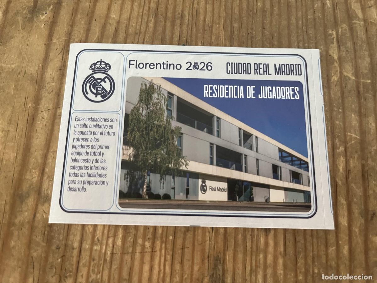 Cromos de Futebol: R31958 CROMO SIN PEGAR NUNCA PEGADO REAL MADRID FLORENTINO 2026 RESIDENCIA DE JUGADORES