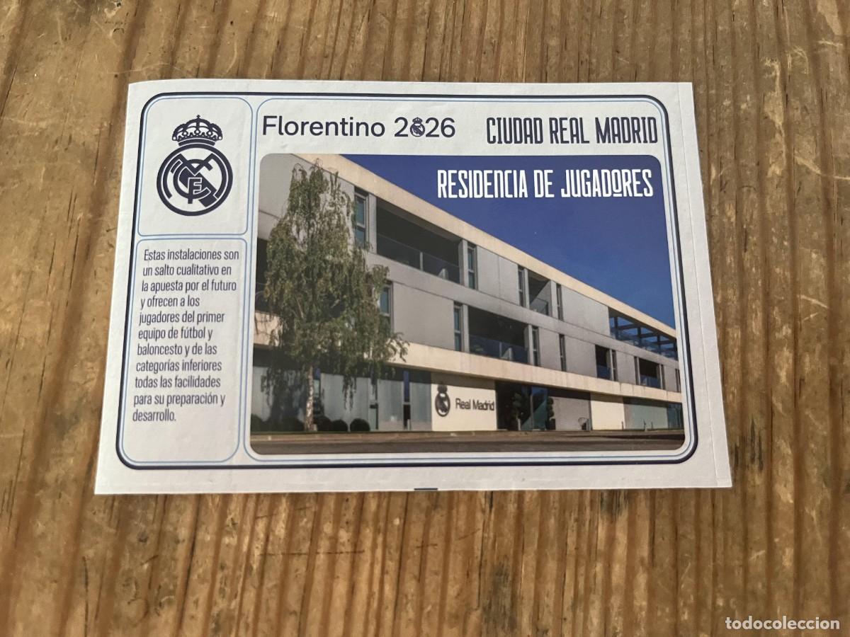 Cromos de Futebol: R31959 CROMO SIN PEGAR NUNCA PEGADO REAL MADRID FLORENTINO 2026 RESIDENCIA DE JUGADORES