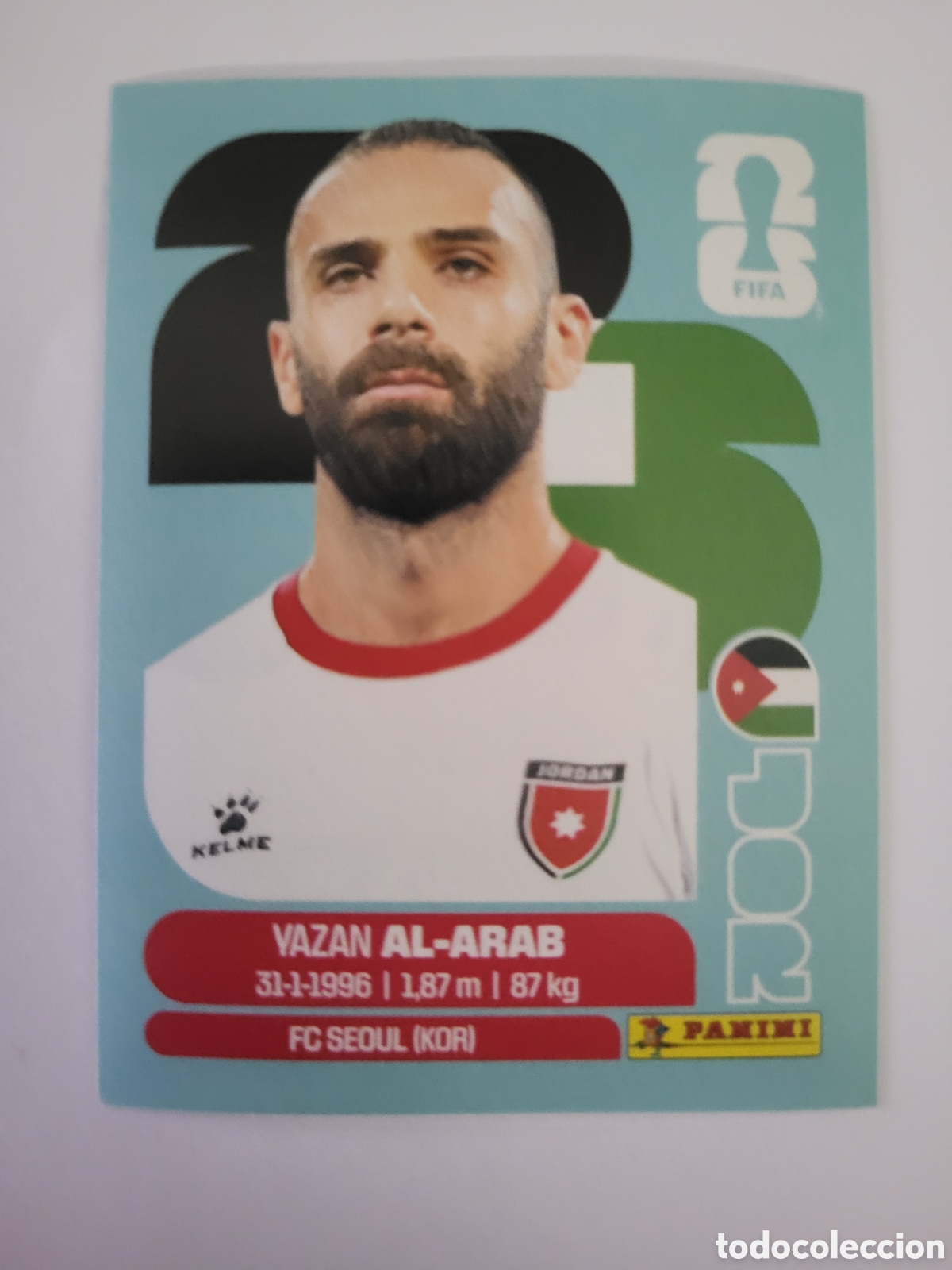 Cromos de Futebol: JOR 5 Yazan Al-Arab [Sticker] / FIFA World Cup 2026