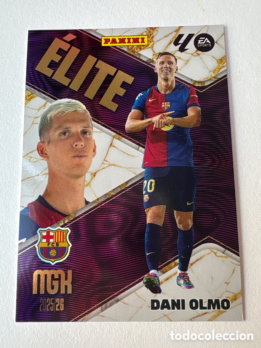 Fu&szlig;ball-Sticker: Carta Dani Olmo 4 Bar&ccedil;a Megacracks 2025-26