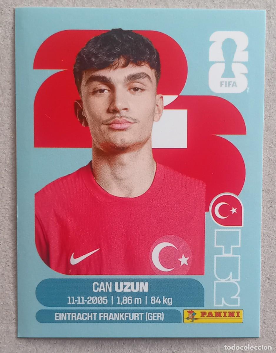 Fu&szlig;ball-Sticker: Figurina Panini 2026 Cromo World Cup Usa Mundial 2026 Can Uzun Turkey n TUR 17