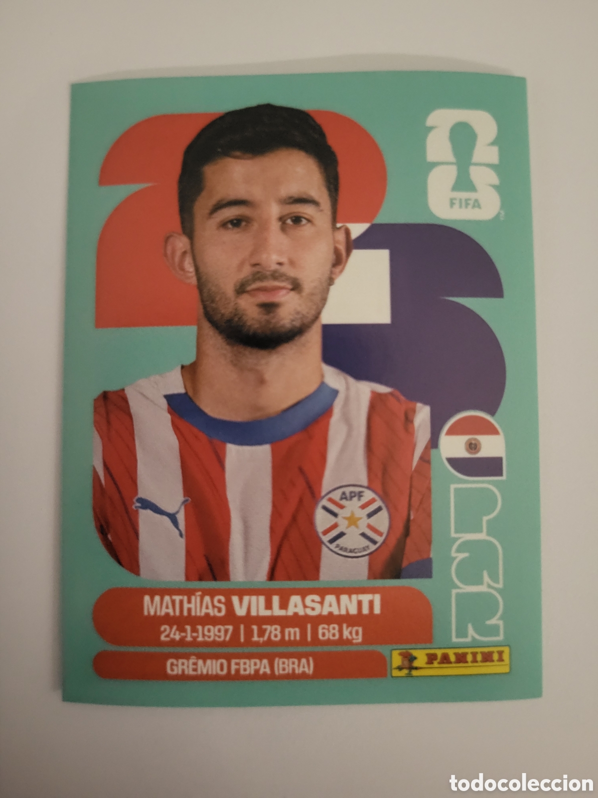 Football Stickers: PAR 9 Mat&iacute;as Villasanti [Sticker] / FIFA World Cup 2026