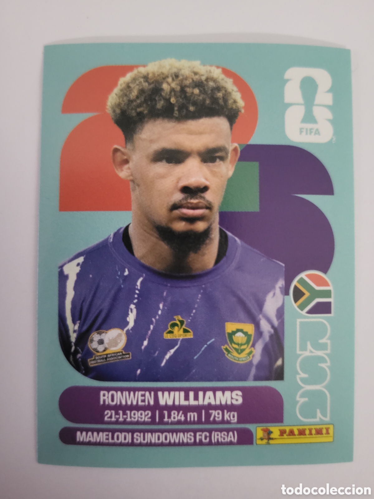 Football Stickers: RSA 2 Ronwen Williams [Sticker] / FIFA World Cup 2026