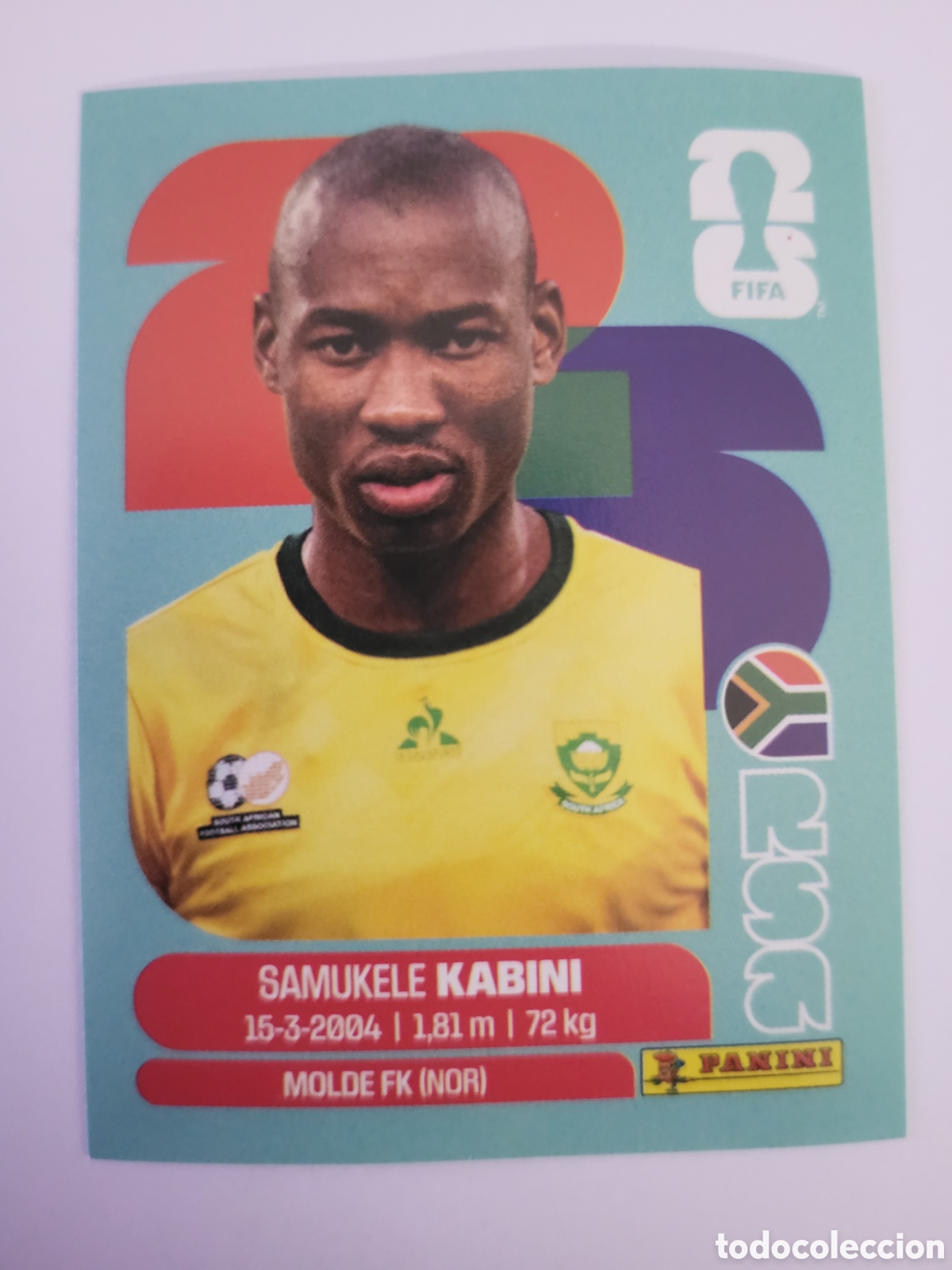 Football Stickers: RSA 5 Samukele Kabini [Sticker] / FIFA World Cup 2026