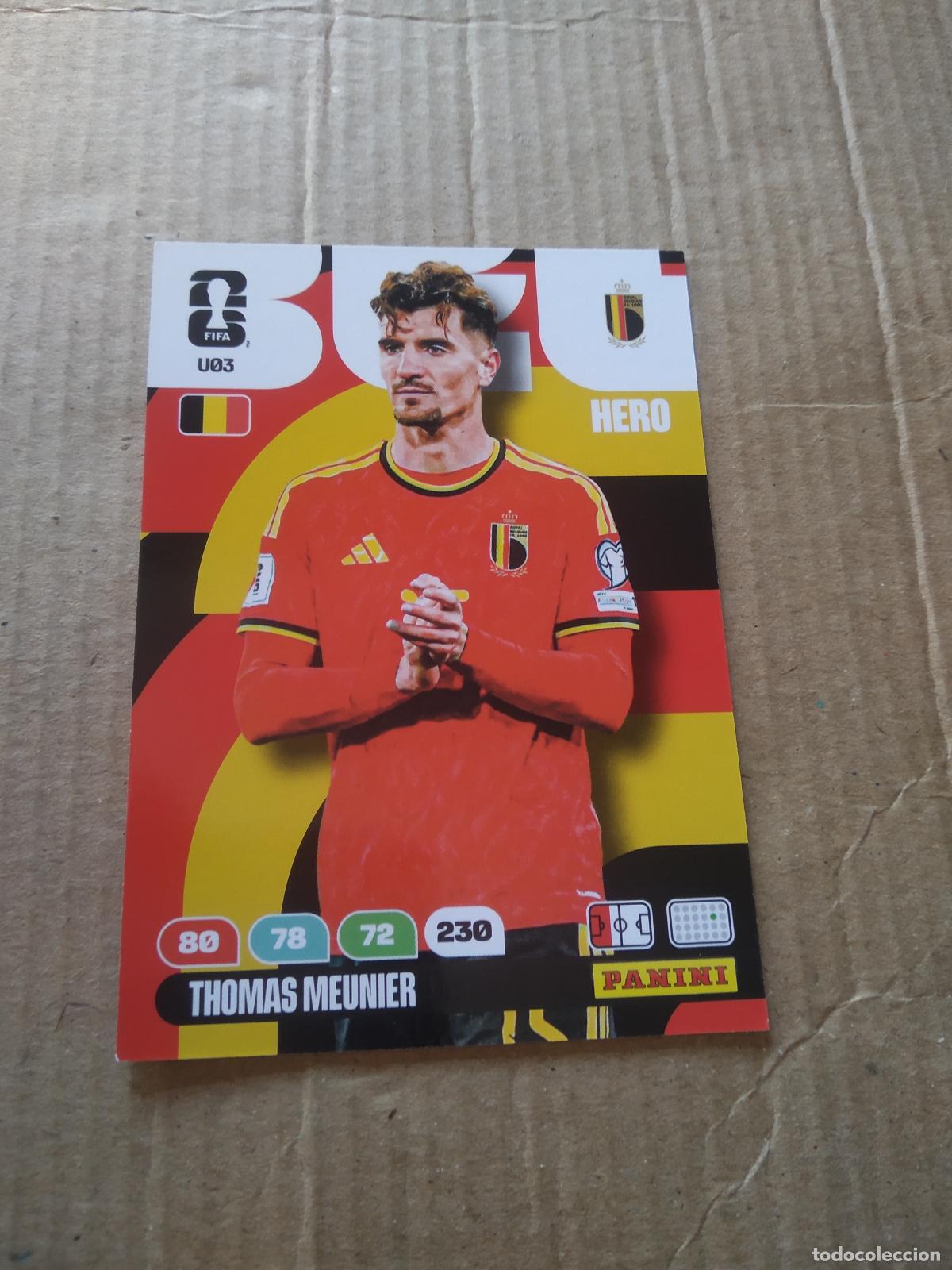 Cromos de f&uacute;tbol: U3 MEUNIER BELGICA UPGRADE UPDATE CROMO FUTBOL PANINI ADRENALYN MUNDIAL 2026 WORLD CUP
