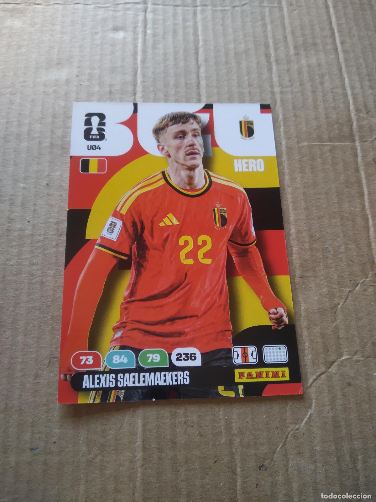 Cromos de f&uacute;tbol: U4 SAELEMAEKERS BELGICA UPGRADE UPDATE CROMO FUTBOL PANINI ADRENALYN MUNDIAL 2026 WORLD CUP