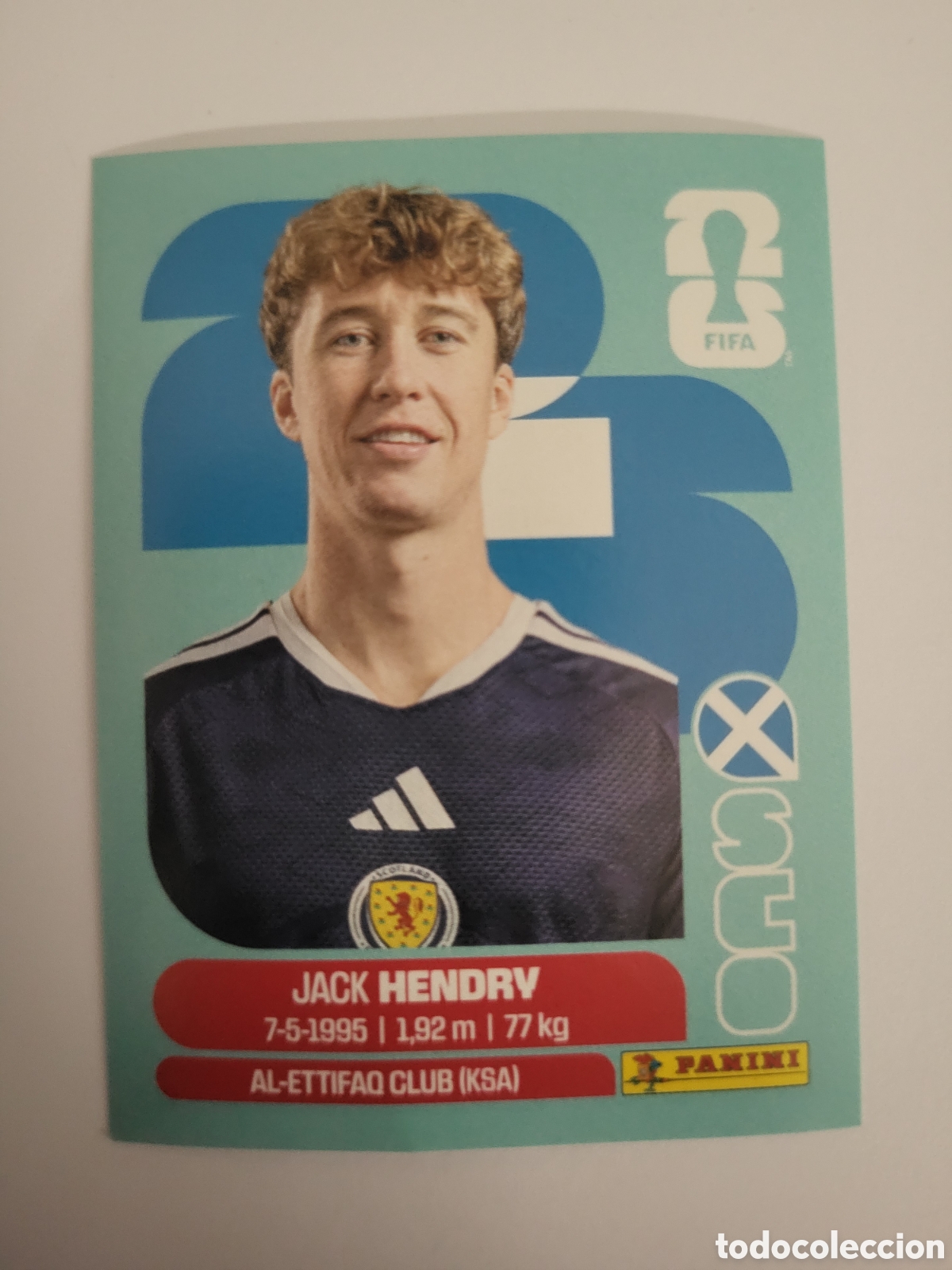 Cromos de f&uacute;tbol: SCO 3 Jack Hendry [Sticker] / FIFA World Cup 2026