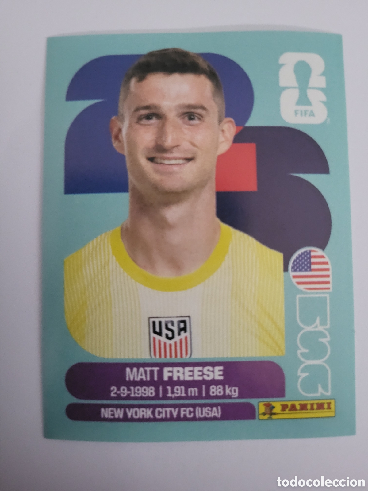 Cromos de Futebol: USA 2 Matt Freese [Sticker] / FIFA World Cup 2026