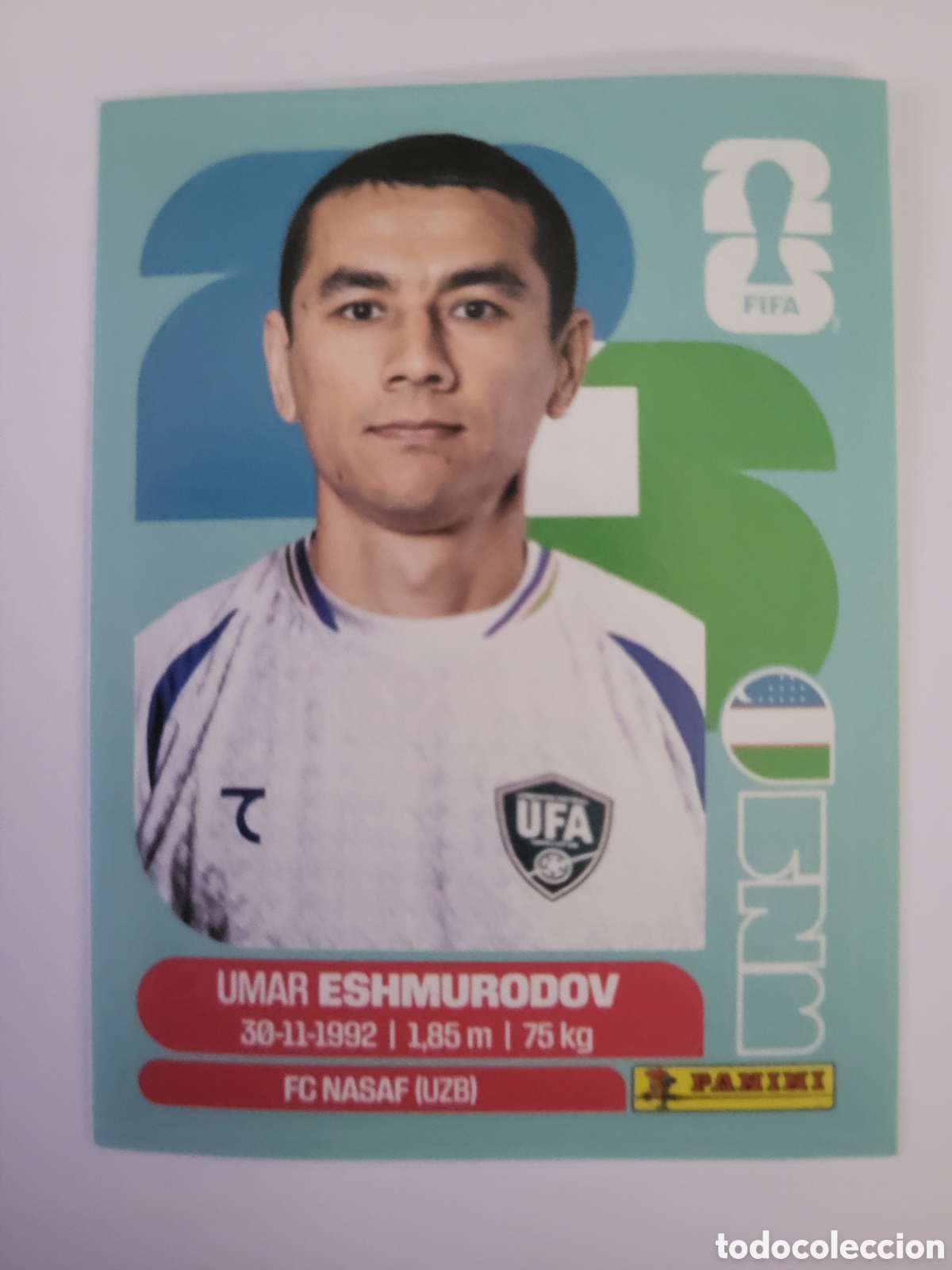 Cromos de Futebol: UZB 5 Umar Eshmurodov [Sticker] / FIFA World Cup 2026