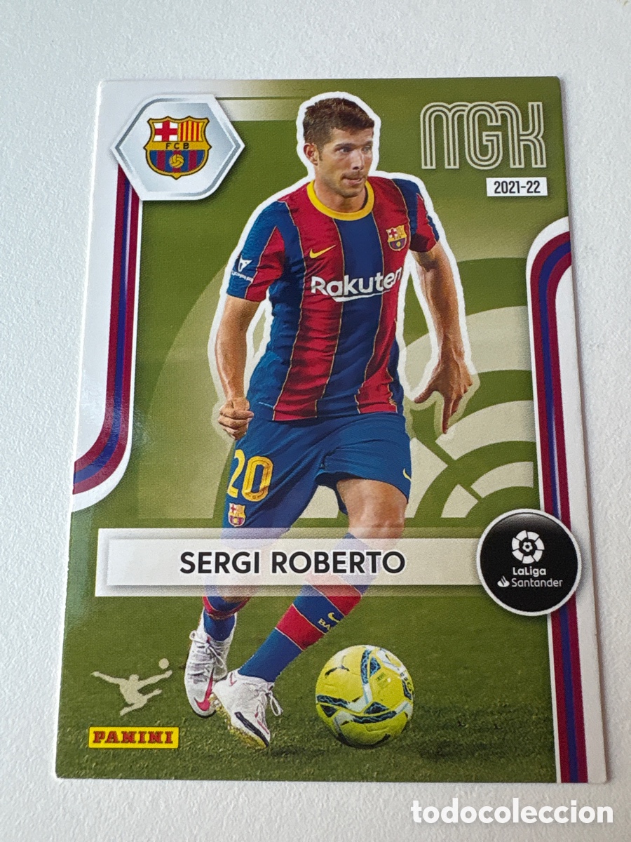 Cromos de Futebol: Carta Sergi Roberto 59 Bar&ccedil;a Megacracks 2021-22