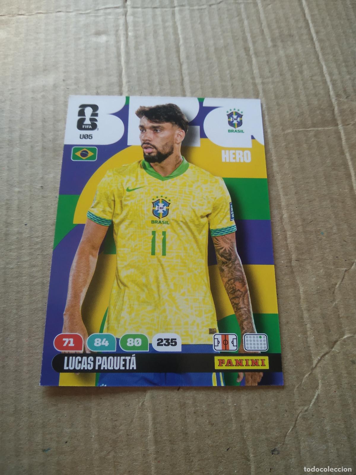 Cromos de Futebol: U5 PAQUETA BRASIL UPGRADE UPDATE CROMO FUTBOL PANINI ADRENALYN MUNDIAL 2026 WORLD CUP