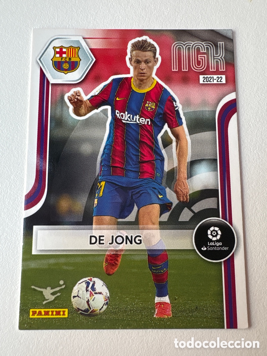 Cromos de Futebol: Carta De Jong 67 Bar&ccedil;a Megacracks 2021-22
