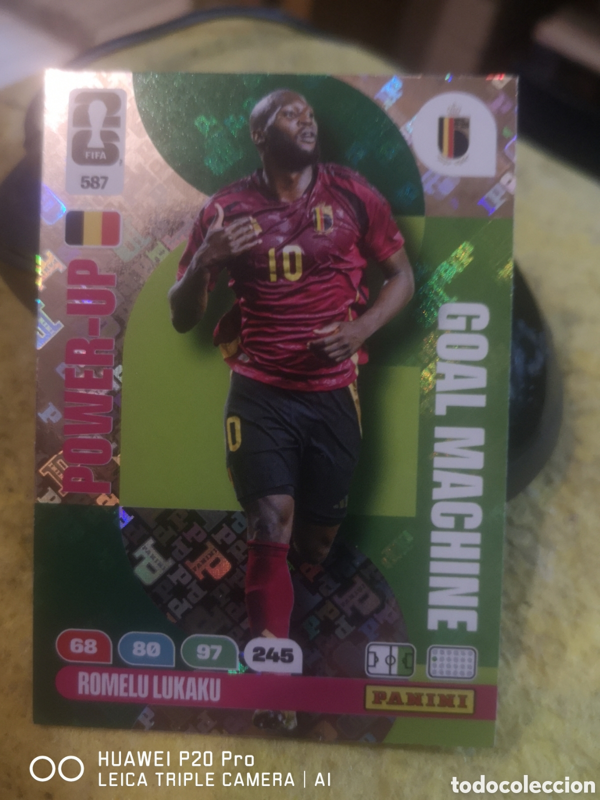 Cromos de Futebol: FIFA WORLD CUP MUNDIAL 2026 ADRENALYN GOAL MACHINE POWER - UP ROMELU LUKAKU - 587