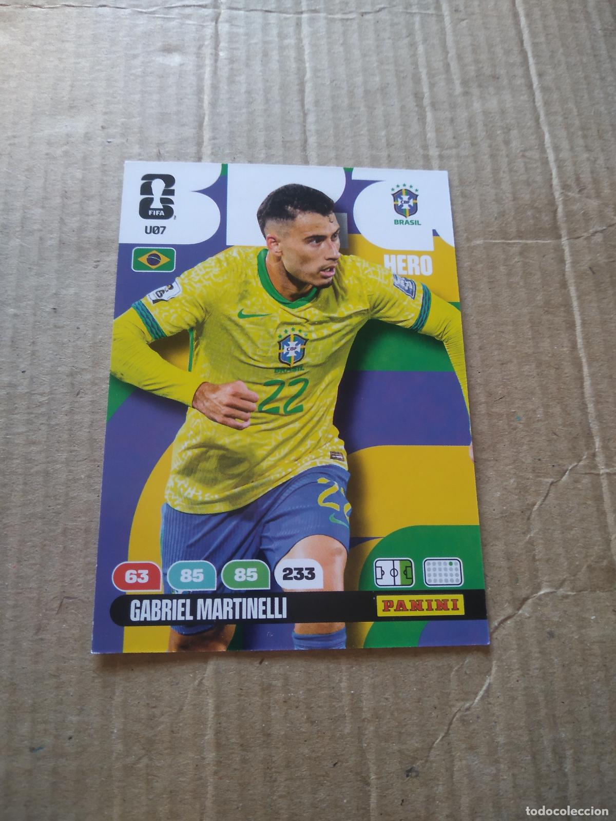 Cromos de Futebol: U7 MARTINELLI BRASIL UPGRADE UPDATE CROMO FUTBOL PANINI ADRENALYN MUNDIAL 2026 WORLD CUP