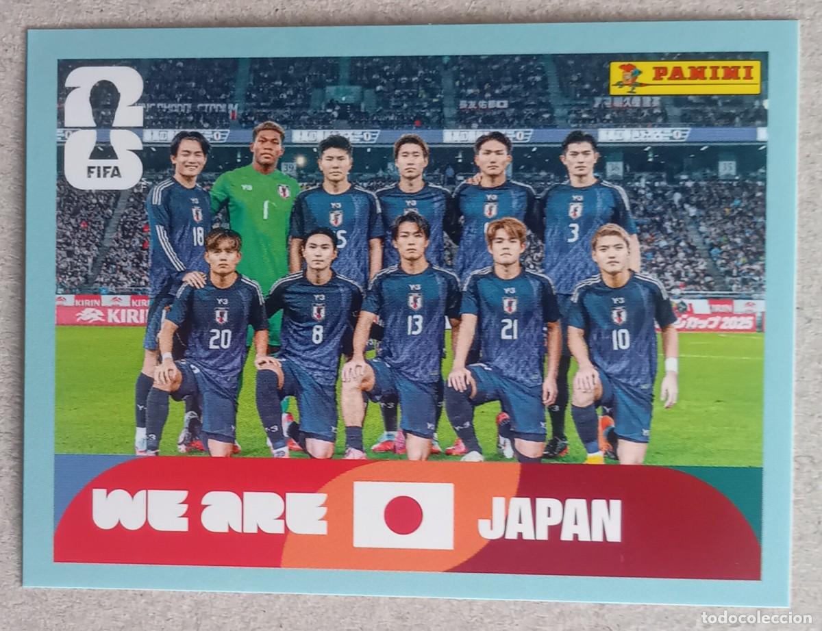 Cromos de f&uacute;tbol: Figurina Panini 2026 Cromo World Cup Usa Mundial 2026 squadra alineaci&oacute;n team Japan n JPN 13