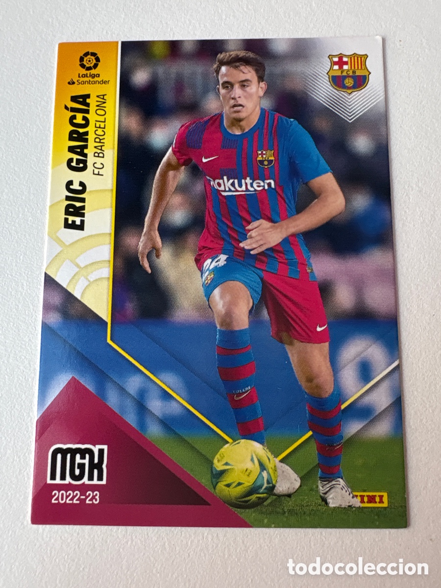Cromos de f&uacute;tbol: Carta Eric Garc&iacute;a 71 Bar&ccedil;a Megacracks 2022-23