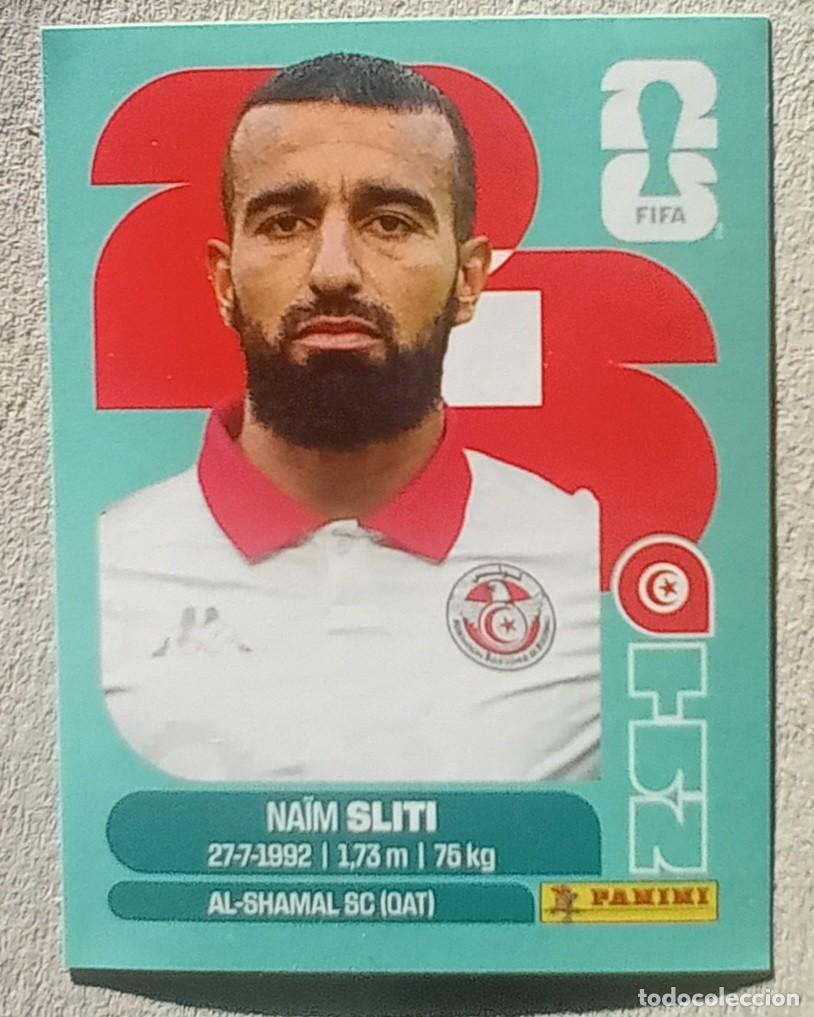 Cromos de f&uacute;tbol: Figurina Panini 2026 Cromo World Cup Usa Mundial 2026 Naim Sliti Tunisia n TUN 20