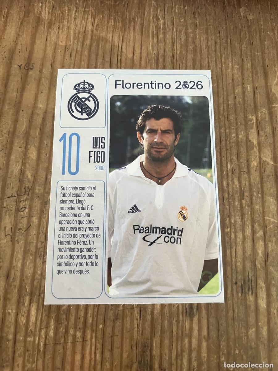 Cromos de f&uacute;tbol: R31977 CROMO SIN PEGAR NUNCA PEGADO REAL MADRID FLORENTINO 2026 LUIS FIGO