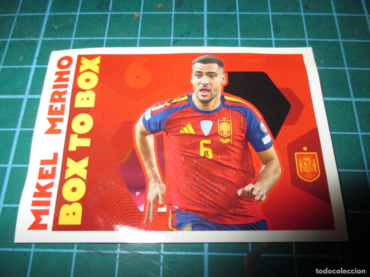 Cromos de f&uacute;tbol: 768- Colecci&oacute;n Espa&ntilde;a 2026 - n&ordm;70 Mikel Merine, box to box - PANINI-CARREFOUR