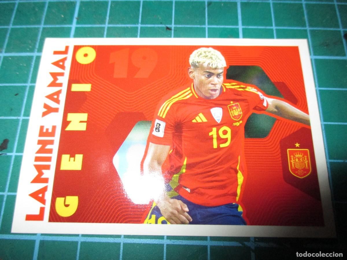 Cromos de f&uacute;tbol: 769- Colecci&oacute;n Espa&ntilde;a 2026 - n&ordm;71 Lamine Yamal, genio - PANINI-CARREFOUR