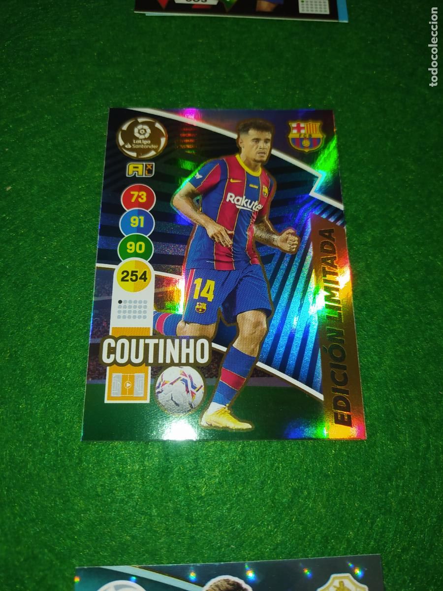 Fu&szlig;ball-Sticker: EDICION LIMITADA ADRENALYN 2020 2021 COUTINHO FC BARCELONA