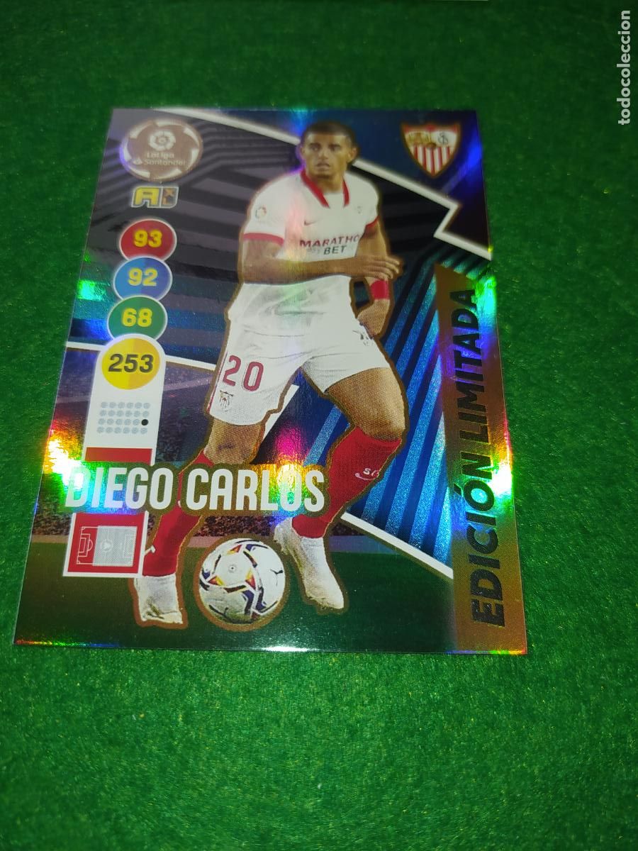 Fu&szlig;ball-Sticker: EDICION LIMITADA ADRENALYN 2020 2021 DIEGO CARLOS SEVILLA FC