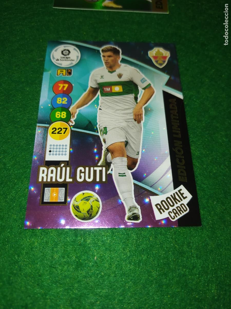 Cartes &agrave; collectionner de Football: EDICION LIMITADA ADRENALYN 2020 2021 ROOKIE CARD RAUL GUTI ELCHE