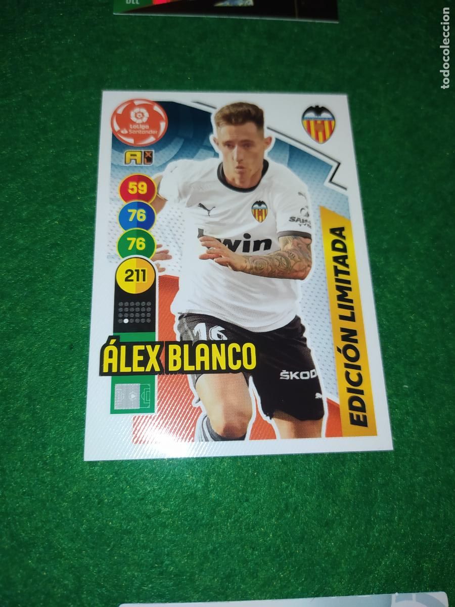 Cartes &agrave; collectionner de Football: EDICION LIMITADA ADRENALYN 2020 2021 ALEX BLANCO VALENCIA