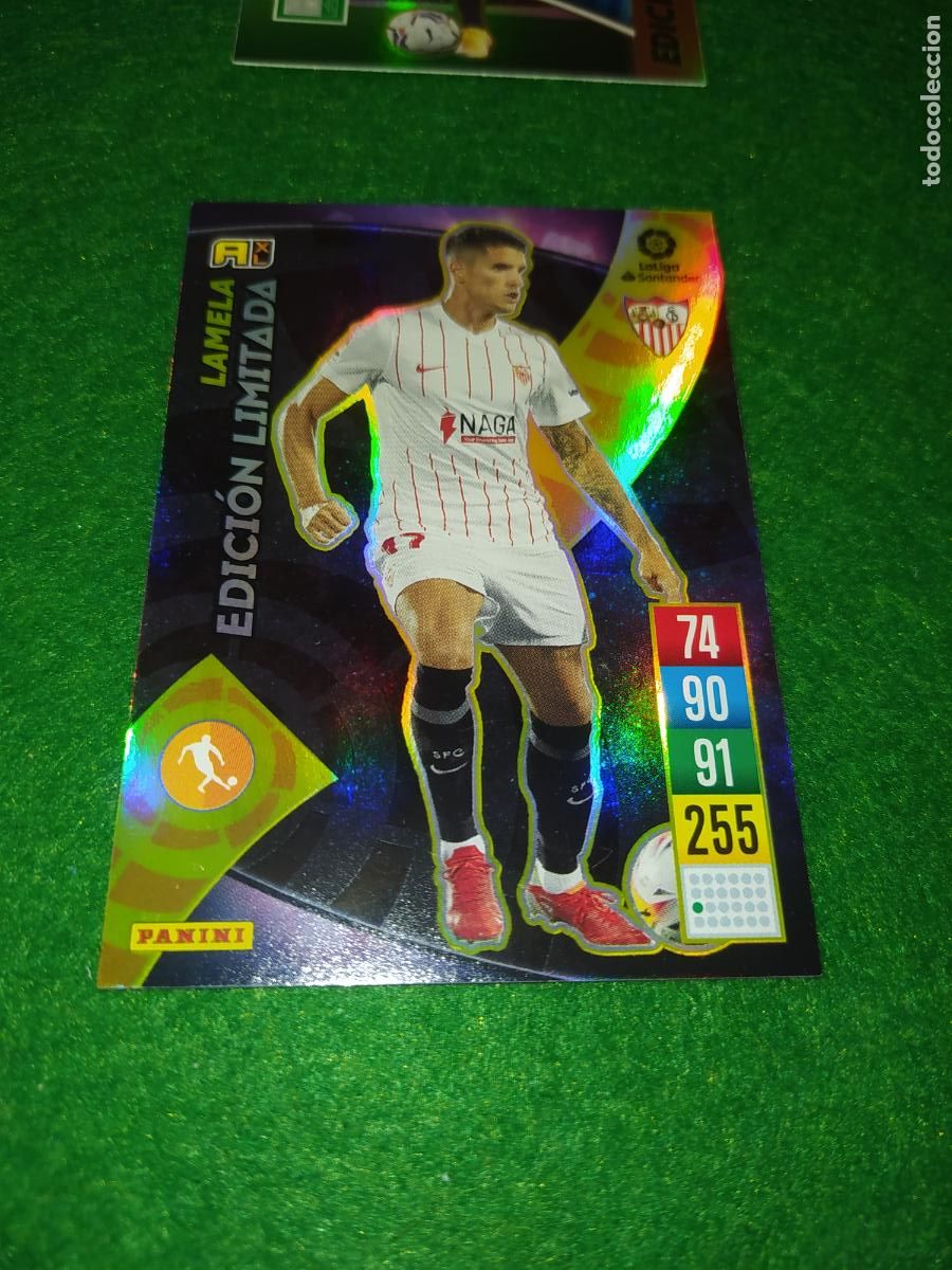 Fu&szlig;ball-Sticker: EDICION LIMITADA ADRENALYN 2021 2022 LAMELA SEVILLA FC
