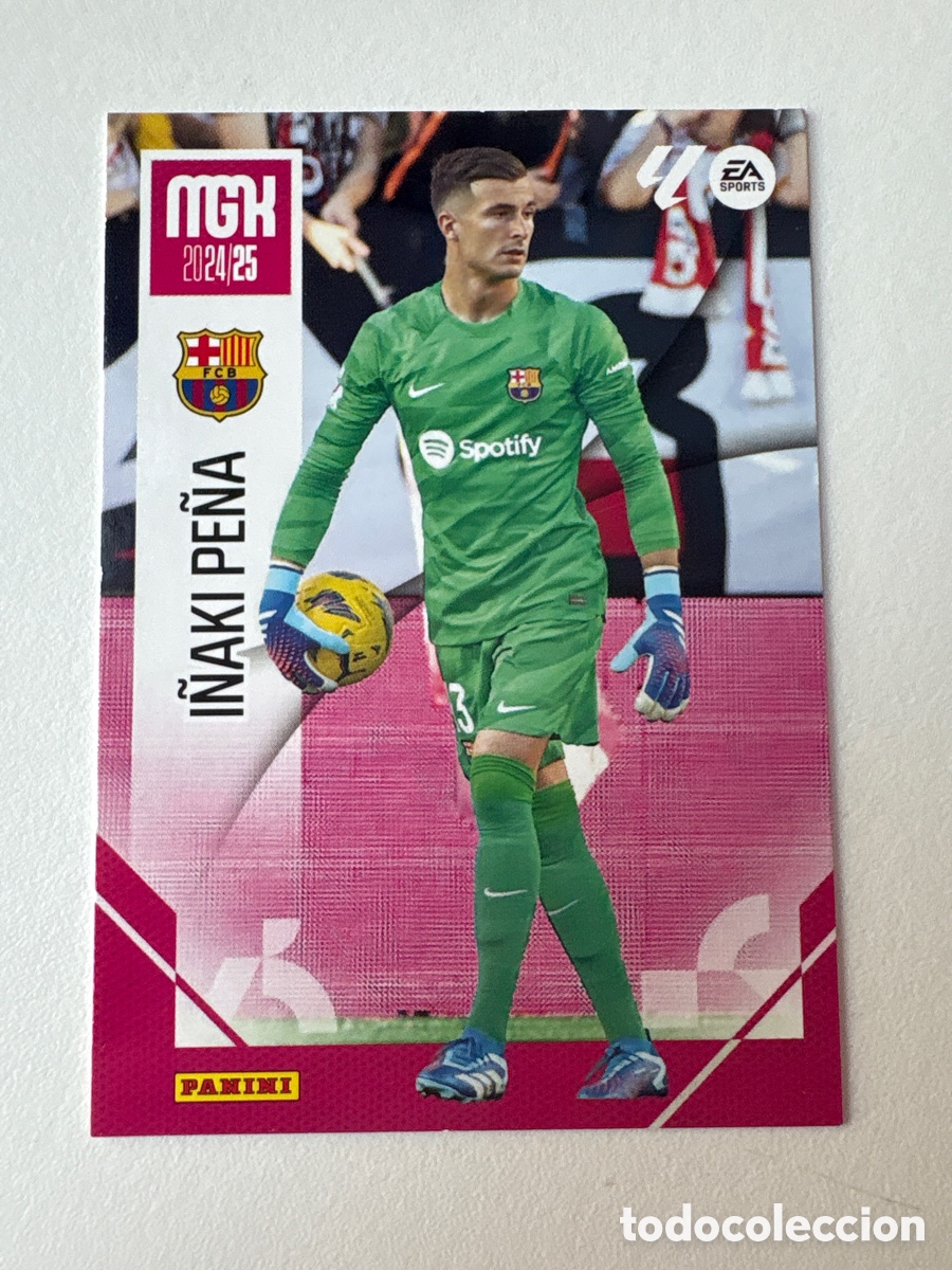 Cromos de f&uacute;tbol: Carta I&ntilde;aki Pe&ntilde;a 75 Bar&ccedil;a Megacracks 2024-25
