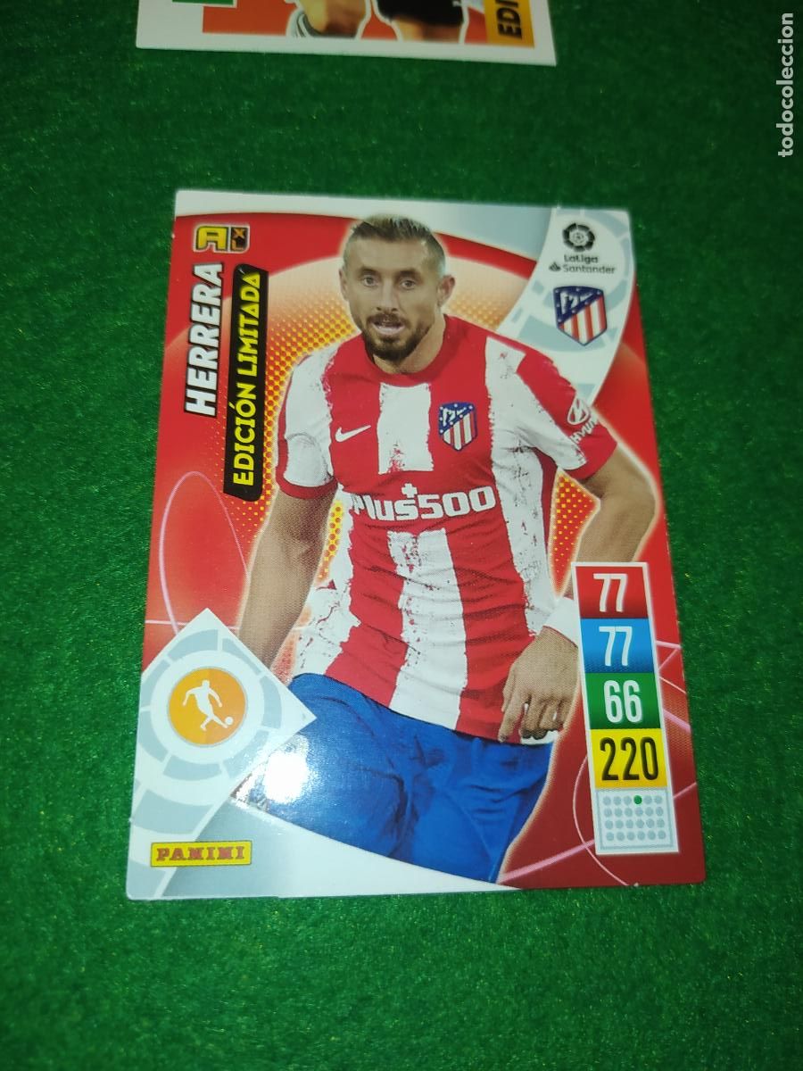 Cromos de f&uacute;tbol: EDICION LIMITADA ADRENALYN 2021 2022 HERRERA ATLETICO DE MADRID