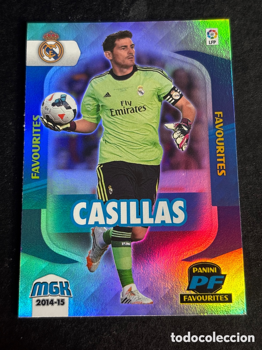 Cromos de f&uacute;tbol: MEGACRACKS 2014 2015 14 15 PANINI IKER CASILLAS 384 FAVOURITES REAL MADRID CROMO F&Uacute;TBOL MGK