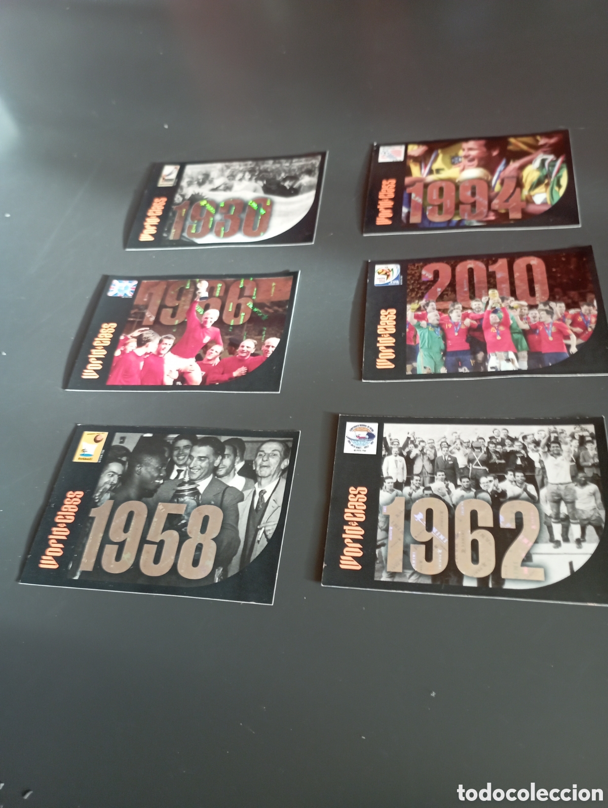 Football Stickers: Lote 6 cromos world class 2024 campeones mundial