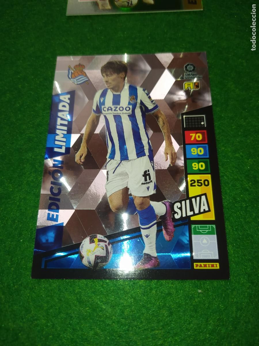 Football Stickers: EDICION LIMITADA ADRENALYN 2022 2023 SILVA REAL SOCIEDAD