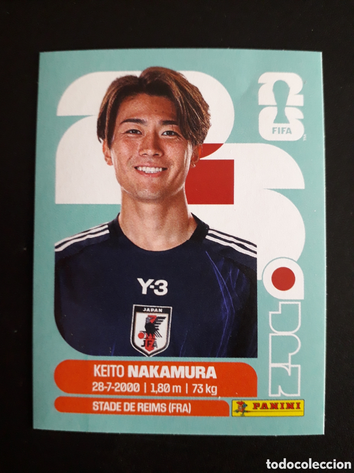 Football Stickers: NAKAMURA JAP&Oacute;N JPN 15 MUNDIAL F&Uacute;TBOL 2026 FIFA WORLD CUP PANINI SIN PEGAR PEDIDO M&Iacute;NIMO 3&euro;