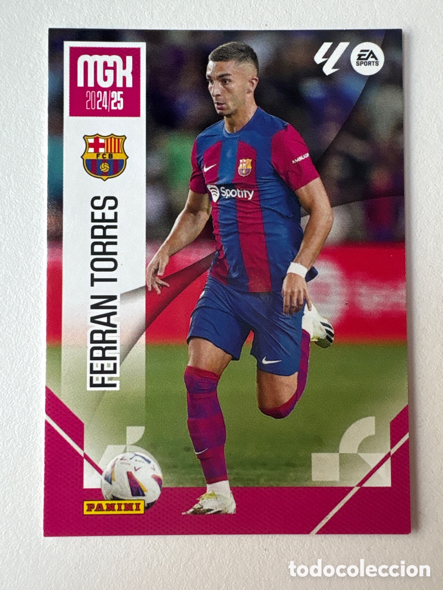 Football Stickers: Carta Ferran Torres 88 Bar&ccedil;a Megacracks 2024-25