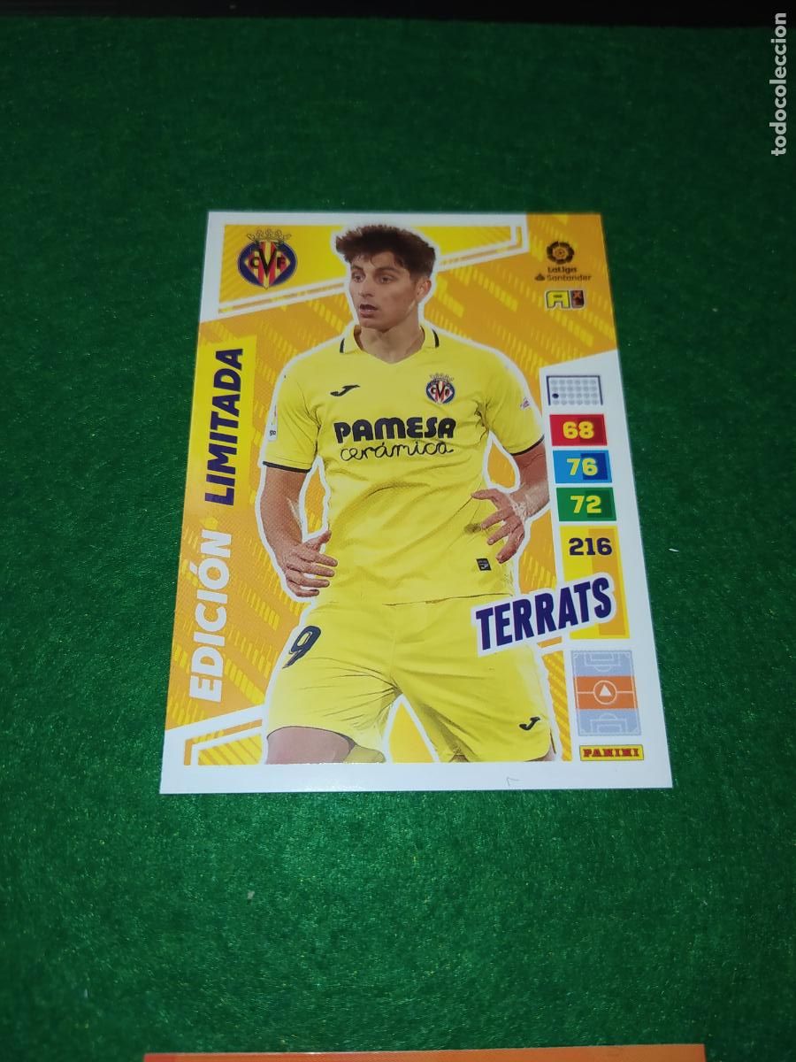 Football Stickers: EDICION LIMITADA ADRENALYN 2022 2023 TERRATS VILLARREAL
