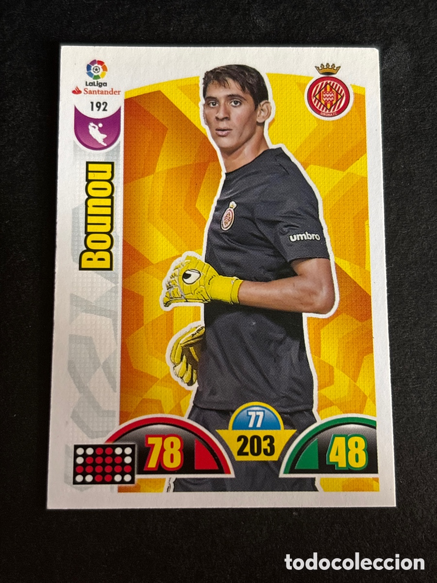 Football Stickers: FICHA N&ordm; 192 BOUNOU - ADRENALYN 17 18 - PANINI 2017 - 18 - CROMO - GIRONA